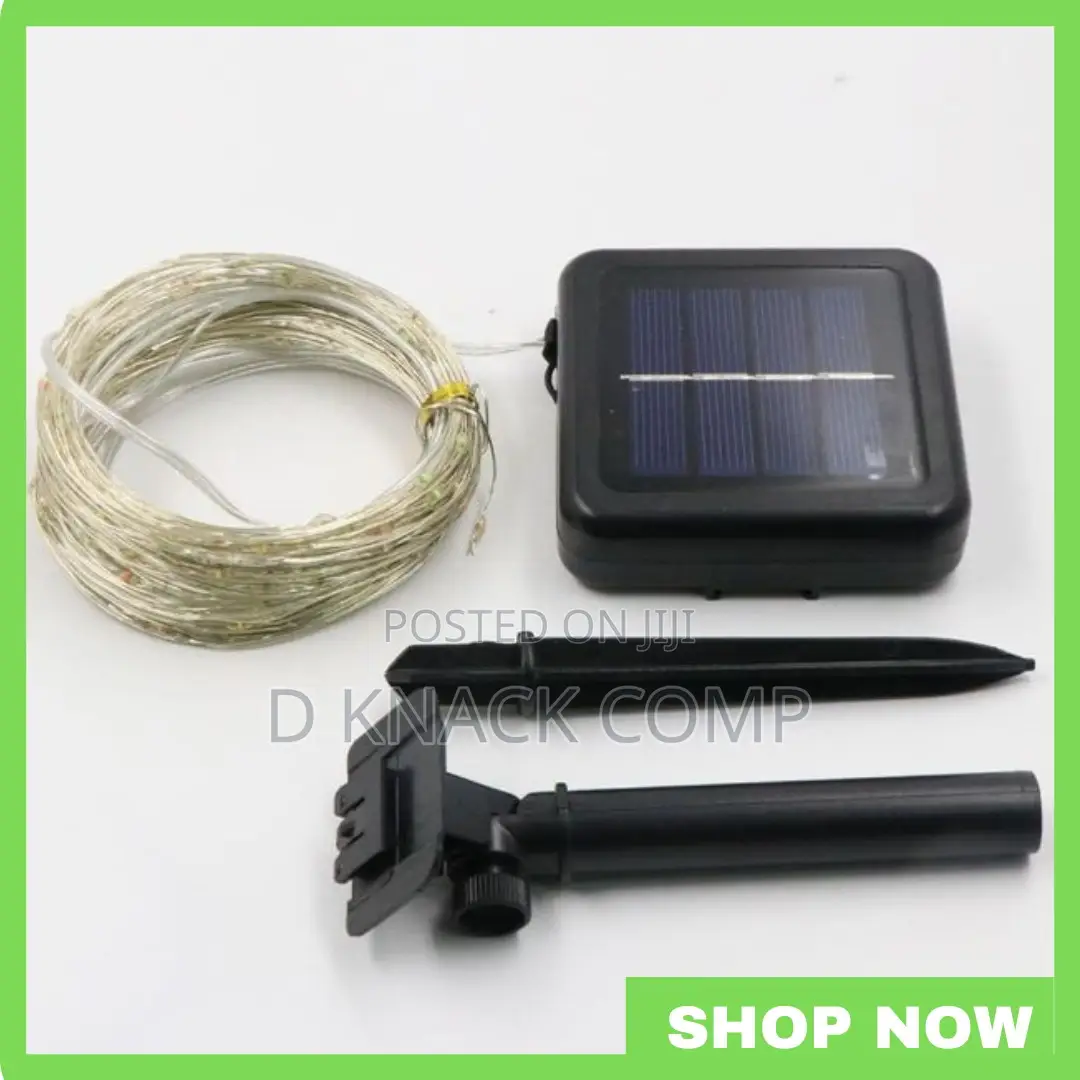 12 Meters Solar Lamp String Outdoor Waterproof Fairy Light
