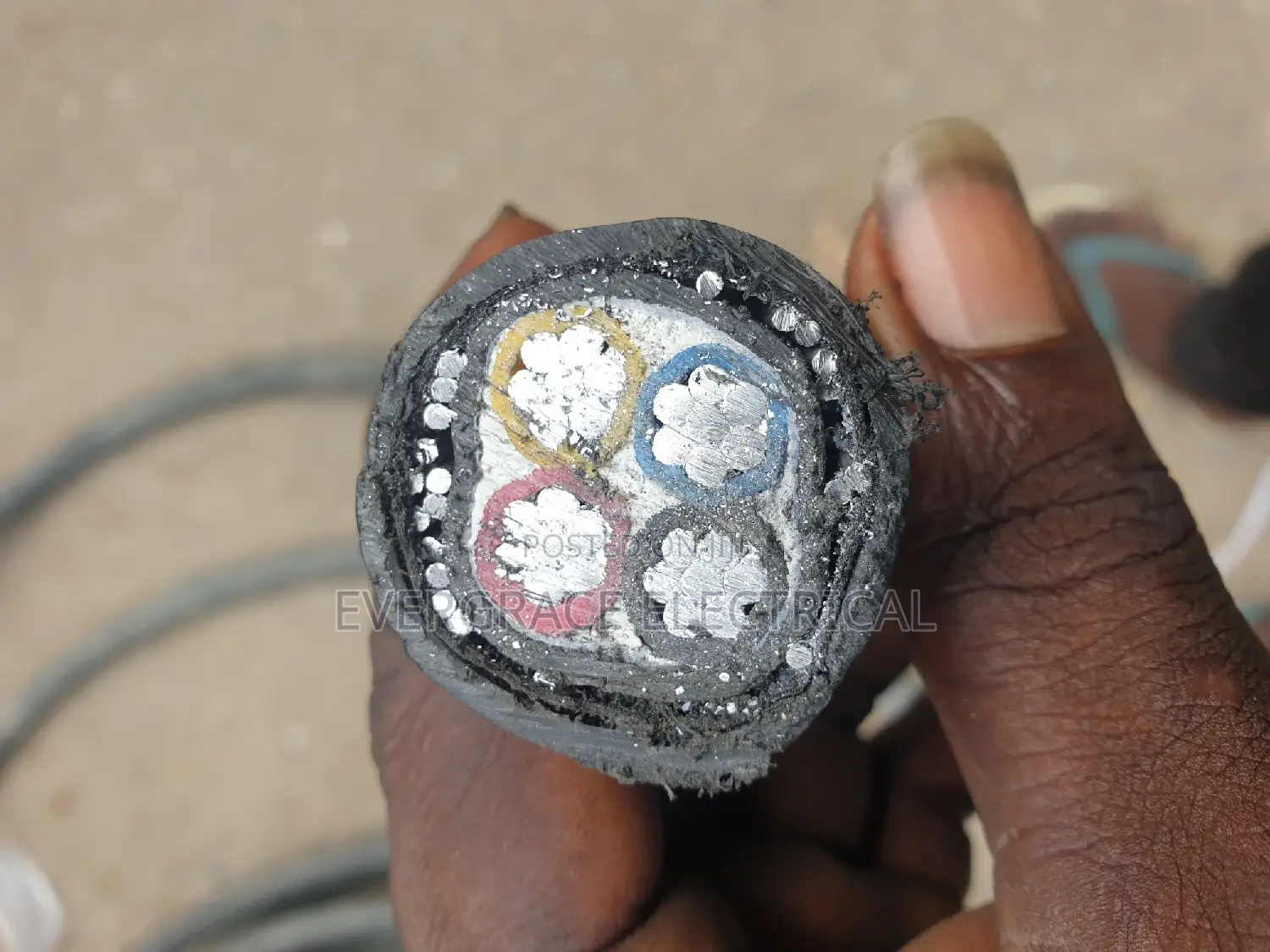35mm 4core Aluminium Nigeria Cable.