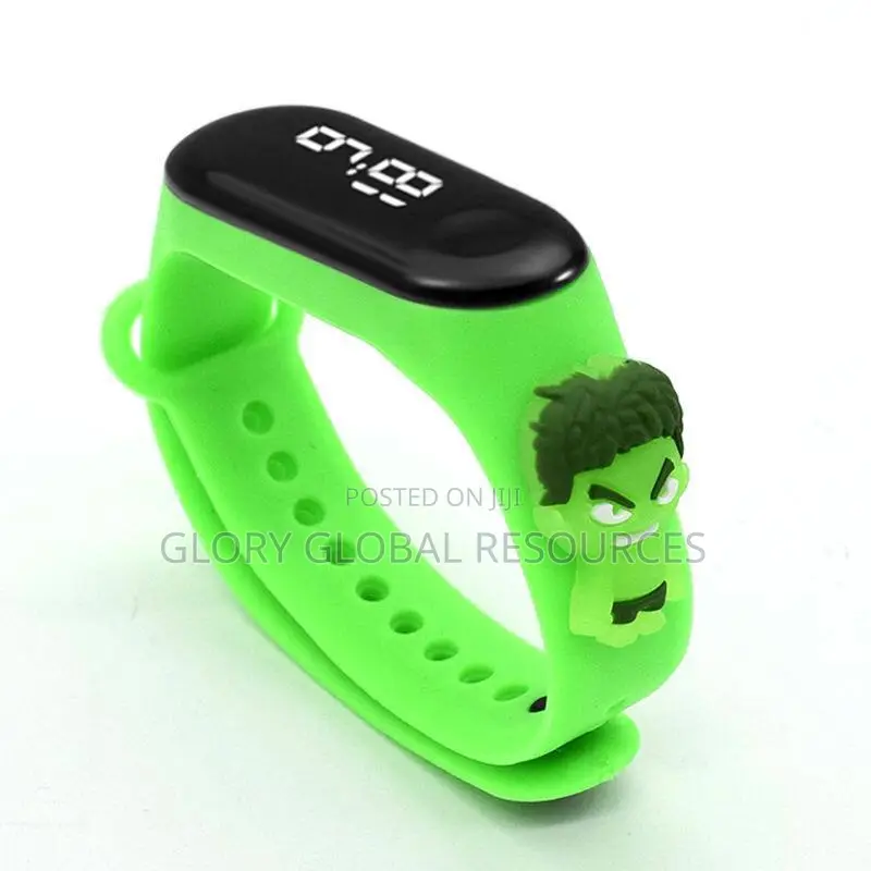 Kiddies Water Resistant Silicone Band Digital Wrist Watch