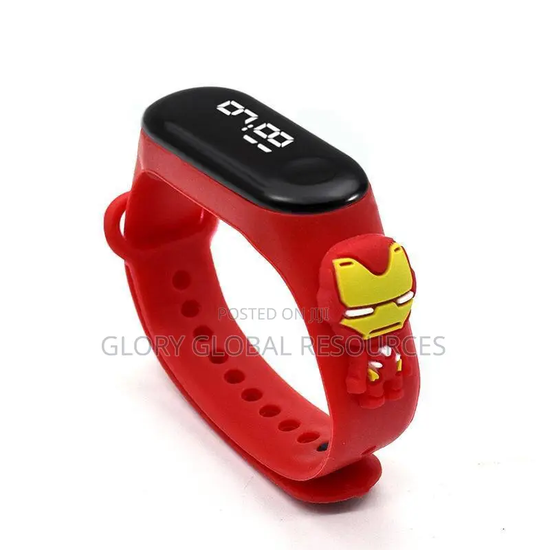 Kiddies Water Resistant Silicone Band Digital Wrist Watch