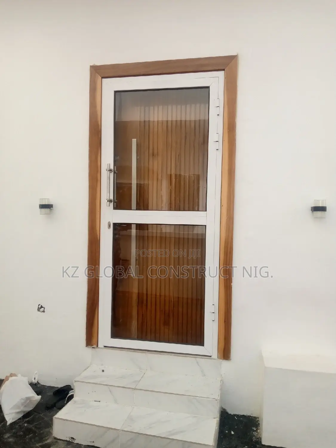 Standard Aluminum Hinge Door With Full Glass