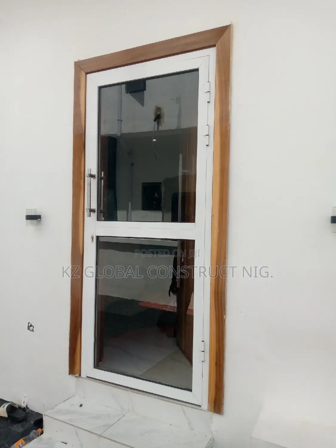 Standard Aluminum Hinge Door With Full Glass