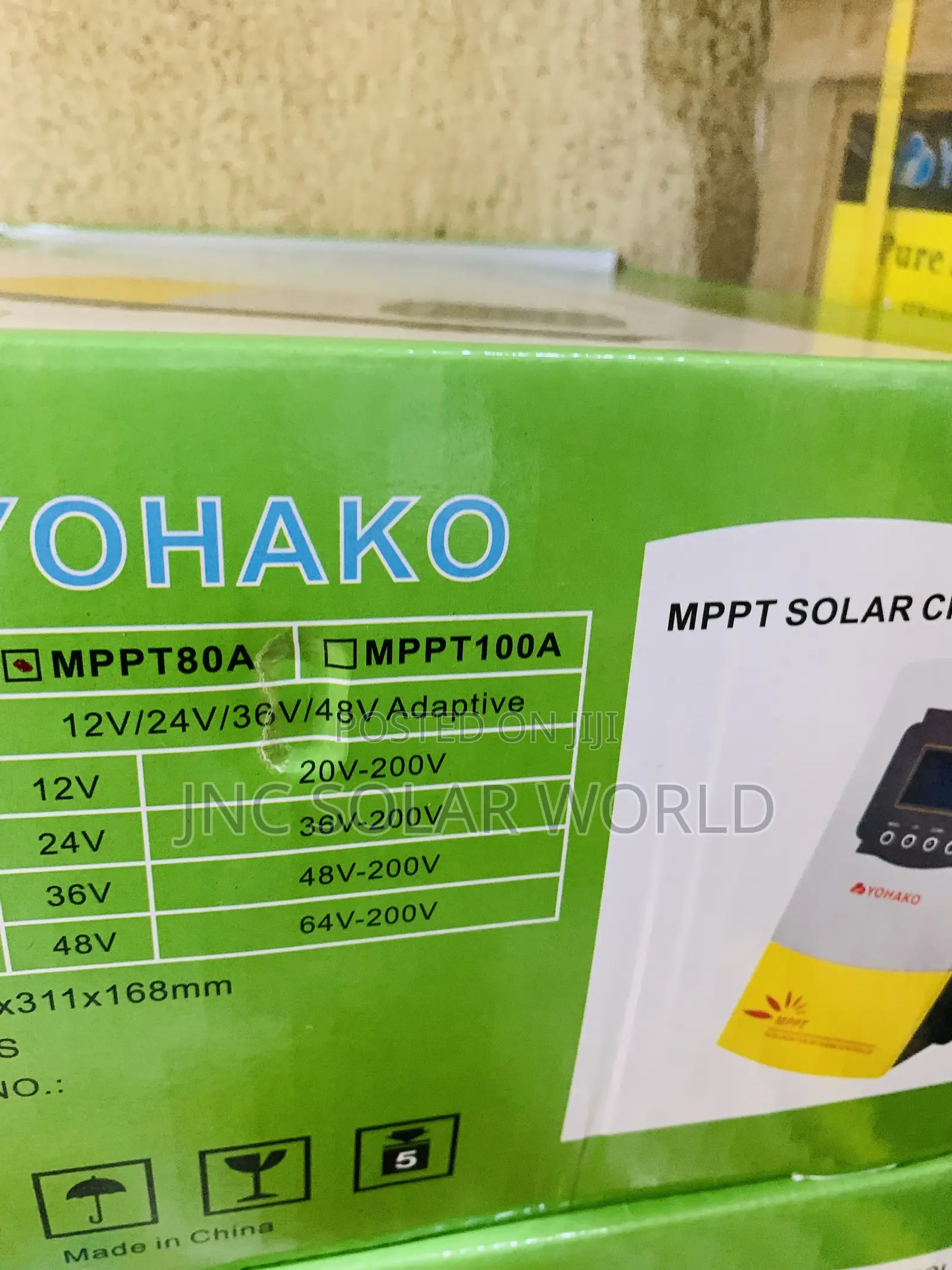 80a/48v Yohako Solar Charge Controller