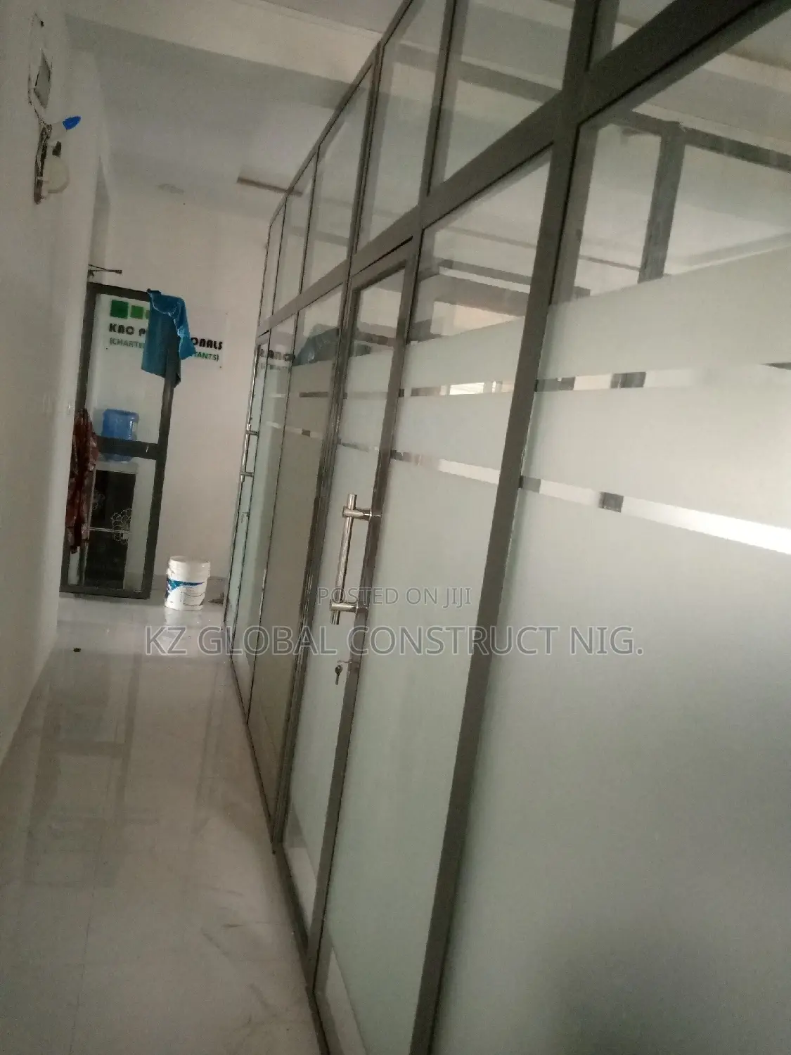 Full Glass Glazing Aluminum Partition