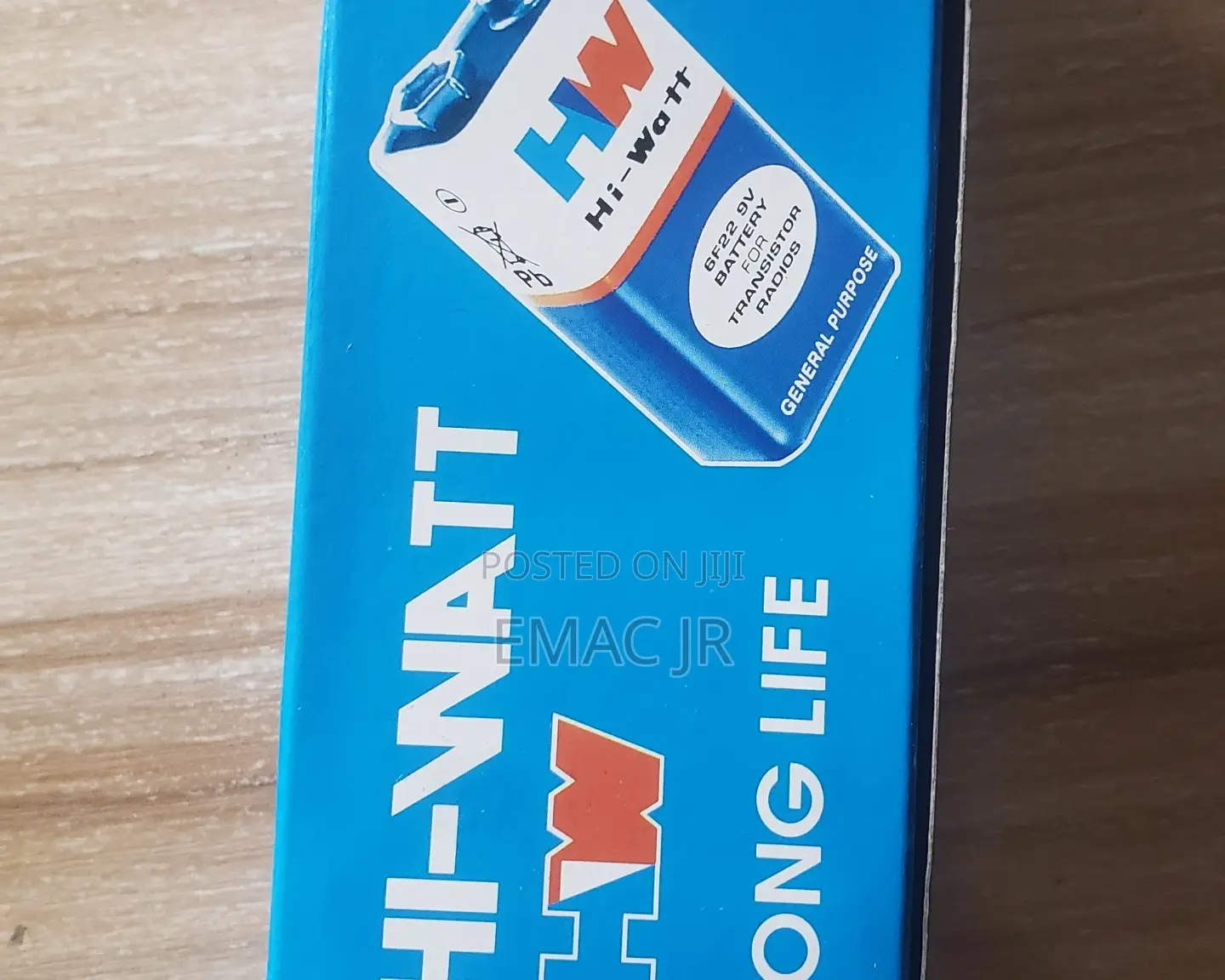 Hi Watt 9volt Battery