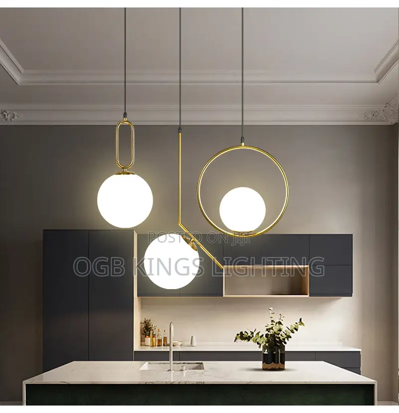 Iron G9 LED Bulb Single Pendant Light Indoor Dropping Lamps