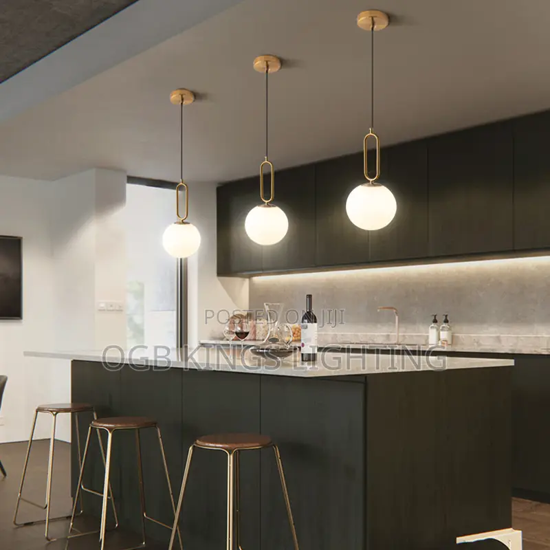 Iron G9 LED Bulb Single Pendant Light Indoor Dropping Lamps