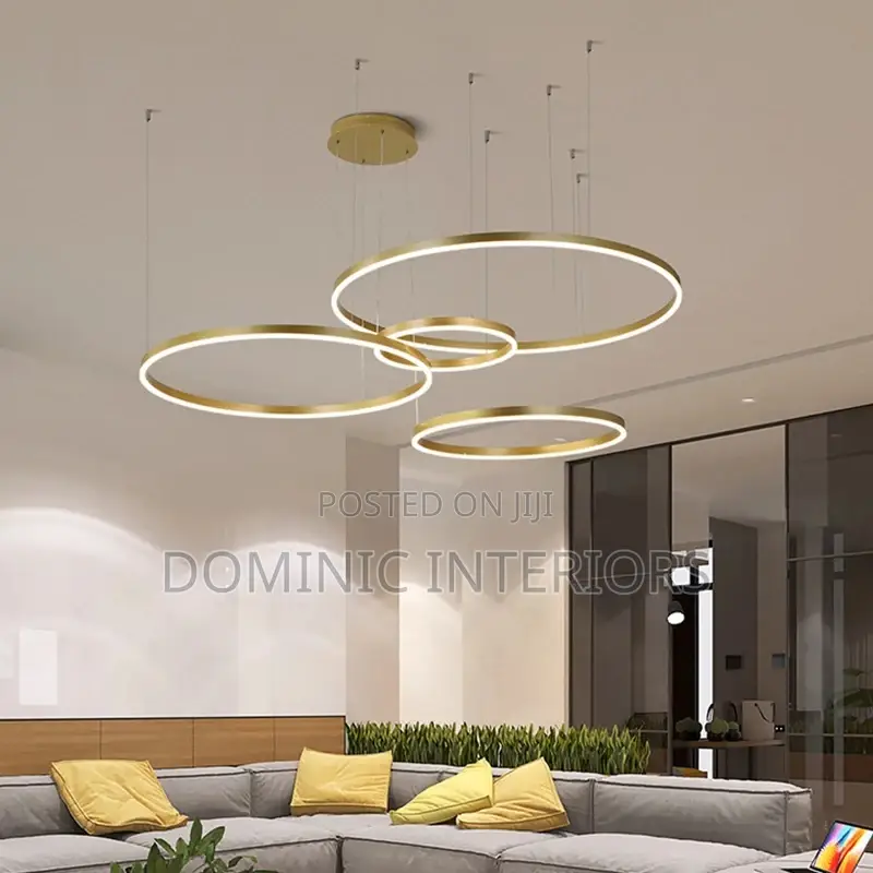 Minimalist Led Gold Pendant Lights