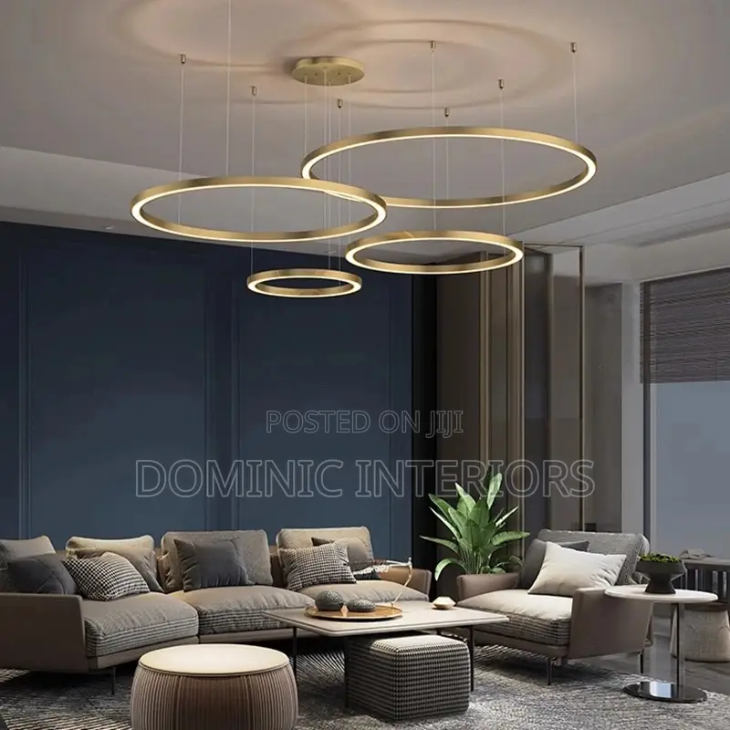 Minimalist Led Gold Pendant Lights