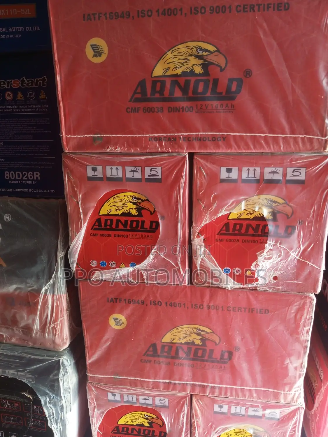 12v 100ah Arnold Original Battery