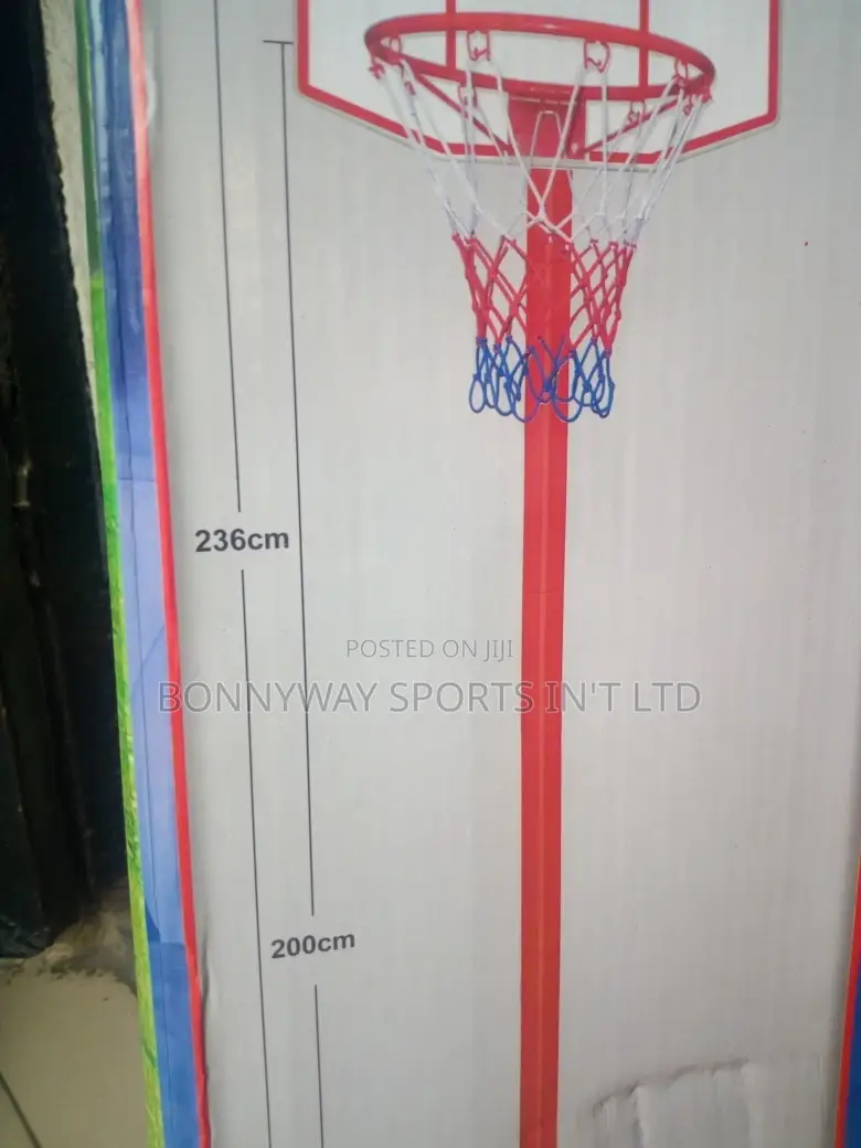 Children Baskeball Complete Set Stand With Ball Nd Pump