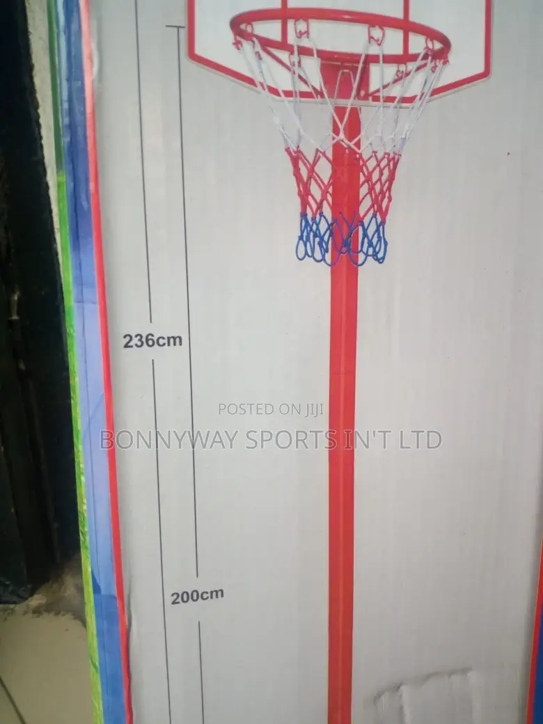 Children Baskeball Complete Set Stand With Ball Nd Pump