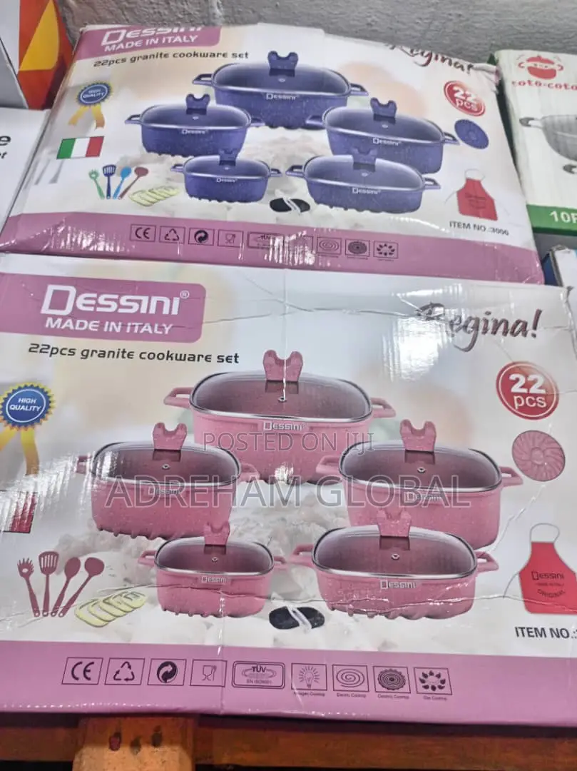 Dessini Reginal 22pcs Granite Cookware Set
