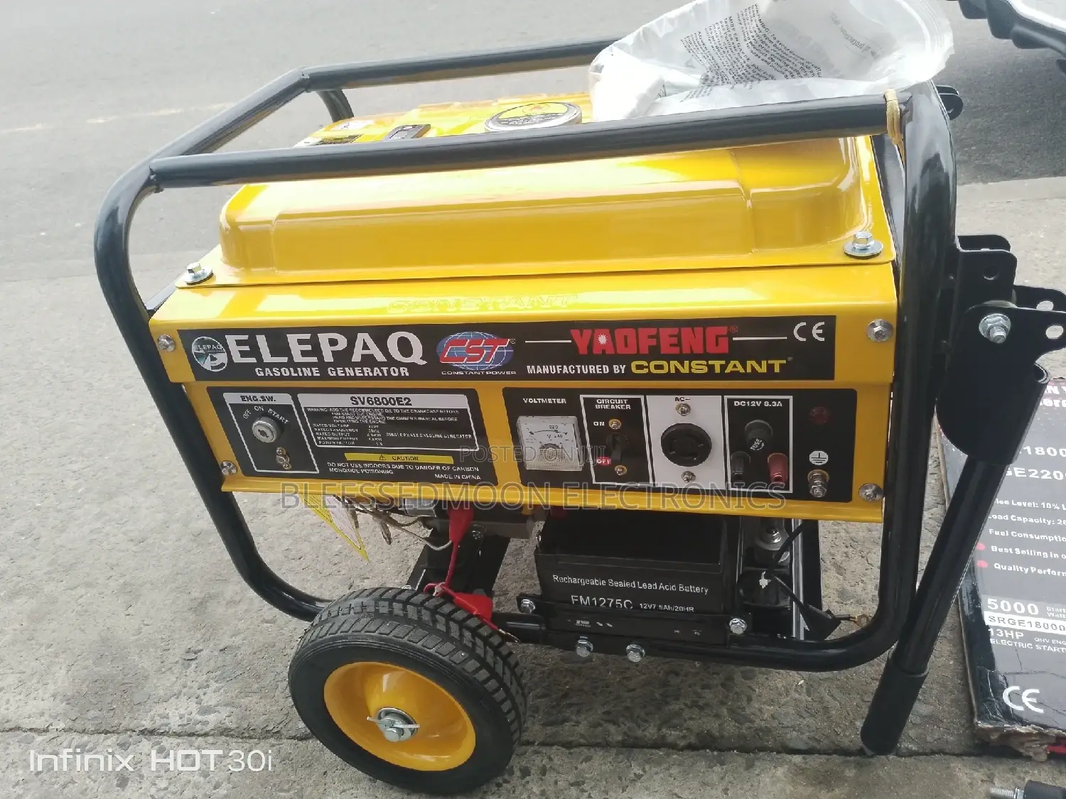 Constant Elepaq Generator 100 Percent Cooper Coil 1 Year War