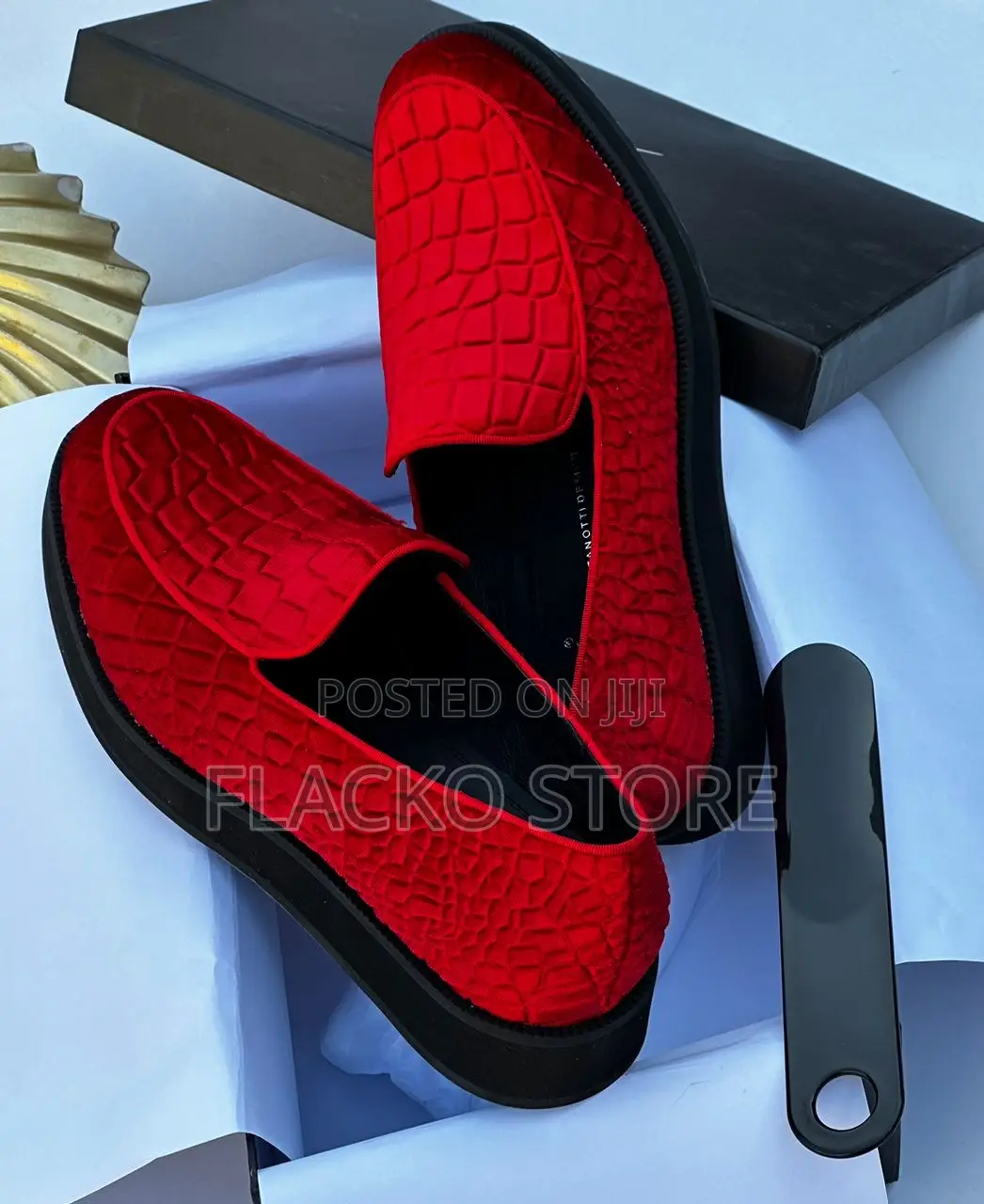 Original Giuseppe Zanotti Velvet Shoes