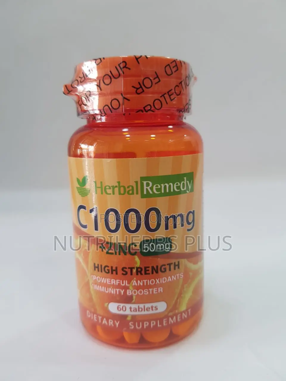 Herbal Remedy Vitamin C+ Zinc: Permanently Treats Acne
