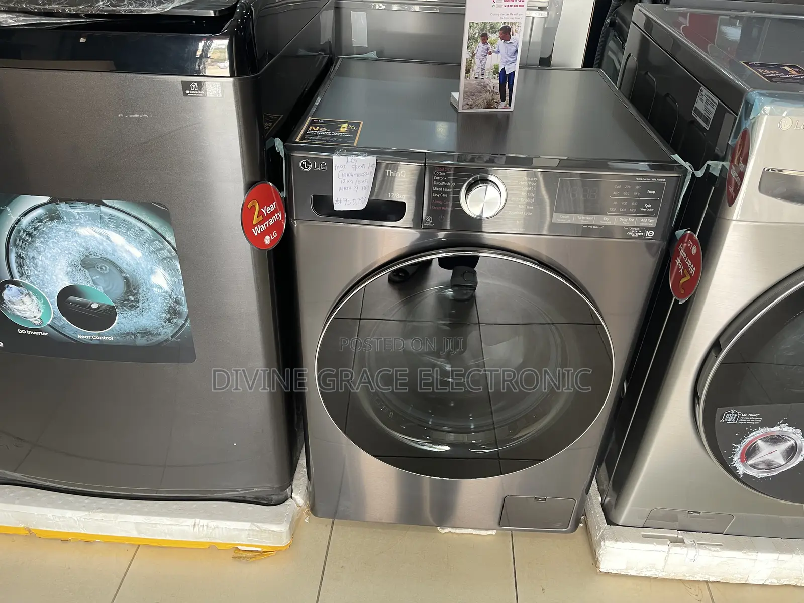 12/8kg LG Auto Front Load Washing Machine
