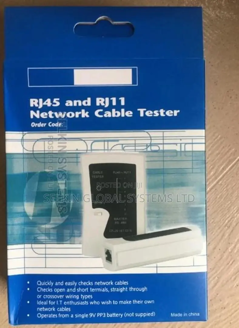 Cat 6 Rj45 Rj11 Network Cable Tester