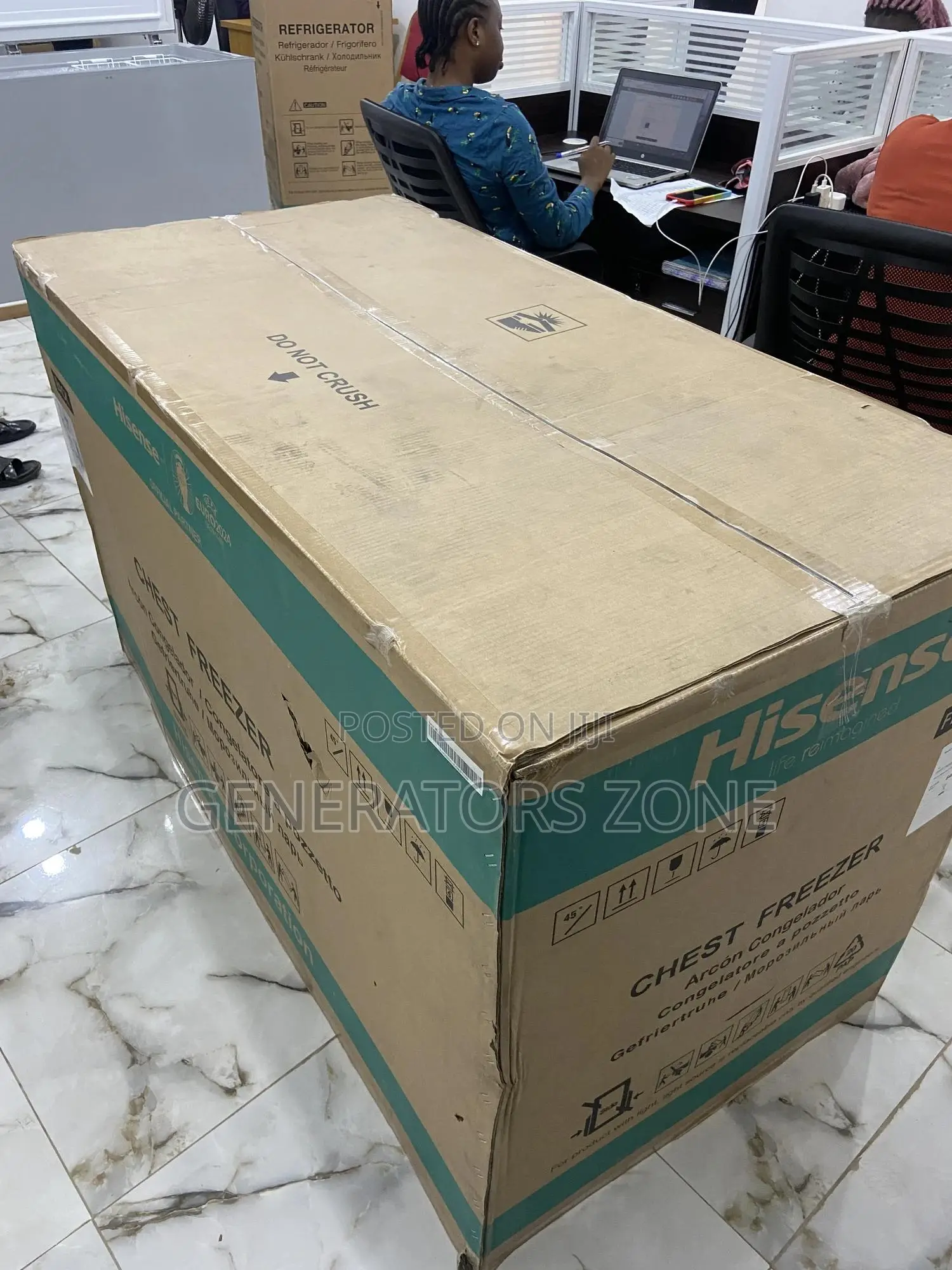 Noiseless [420ltr] Hisense Freezer