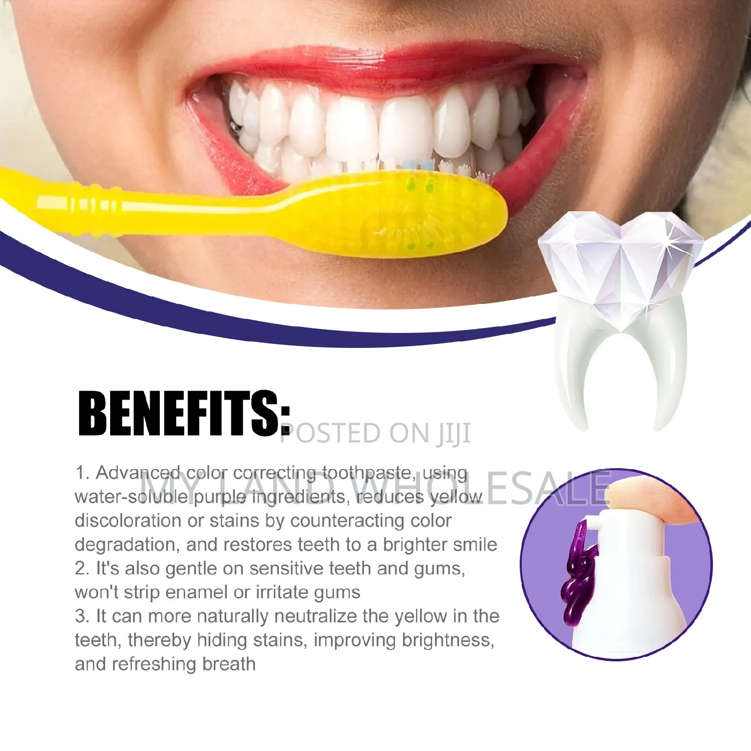 Jaysuing V34 Colour Corrector Toothpaste/Teeth Whitening