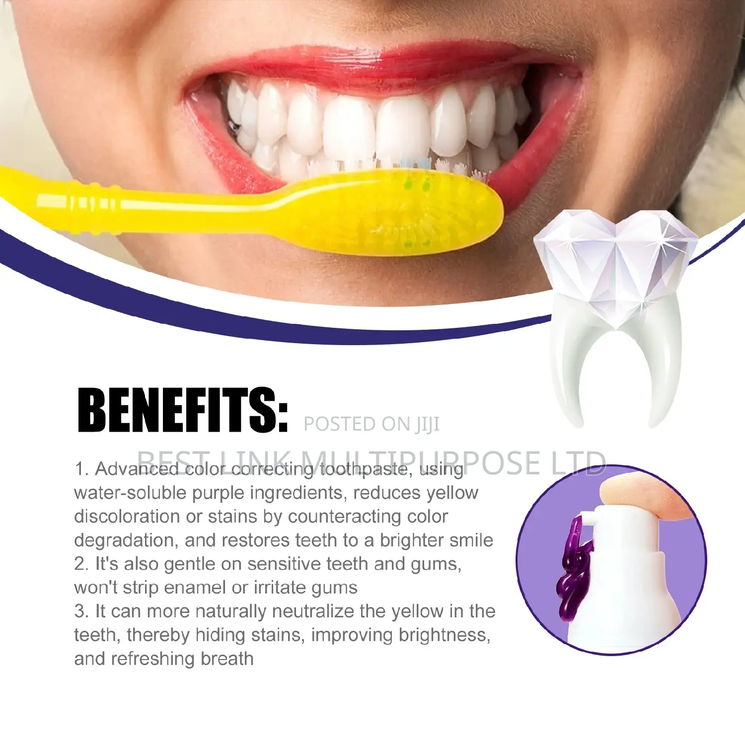 Jaysuing V34 Colour Corrector Toothpaste/Teeth Whitening