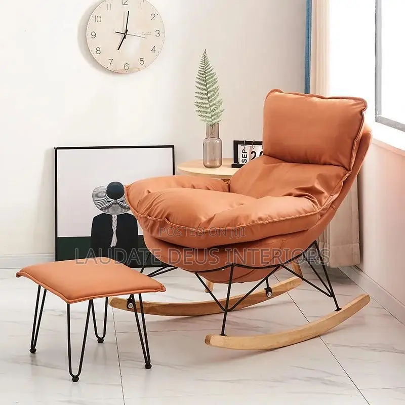 Exquisite Rocking Chair With Foot Rest