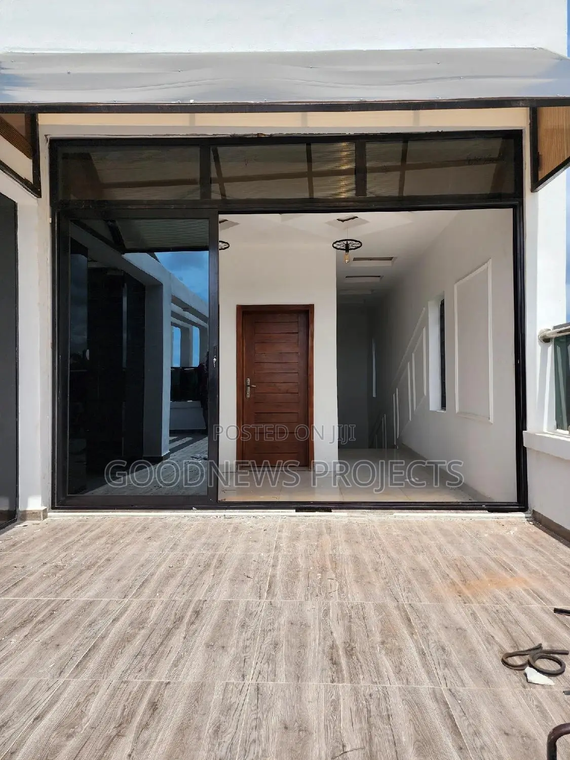 Black Ebm/Ghana Sliding Door