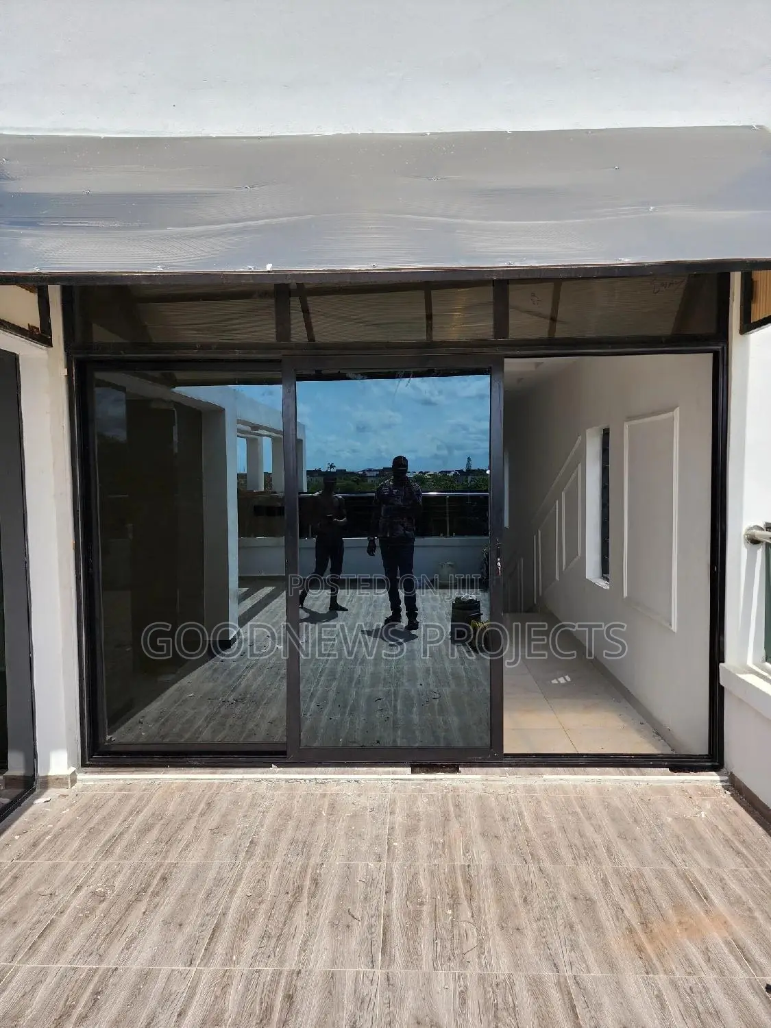 Black Ebm/Ghana Sliding Door