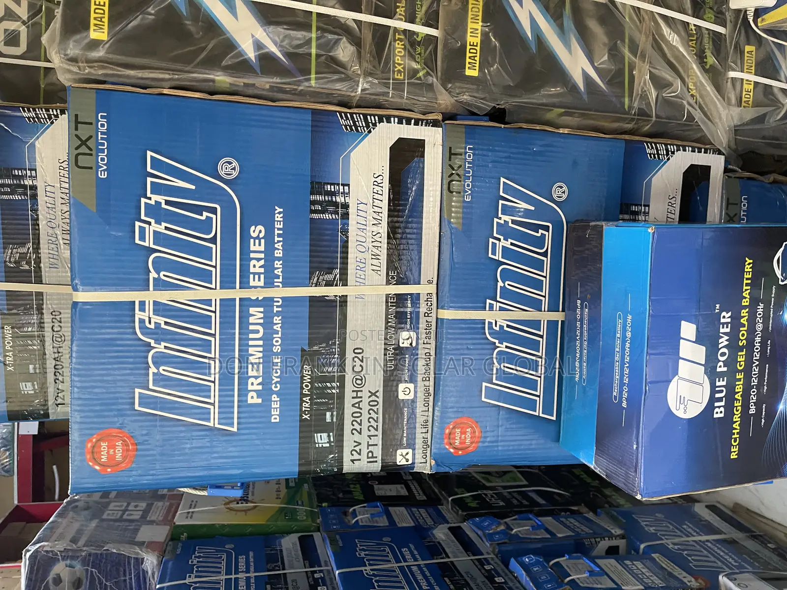 220ah Infinity Tall Tubular Inverter Battery