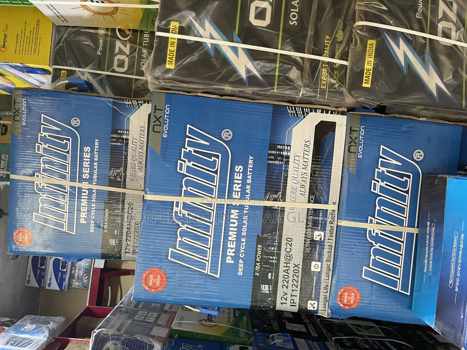 220ah Infinity Tall Tubular Inverter Battery