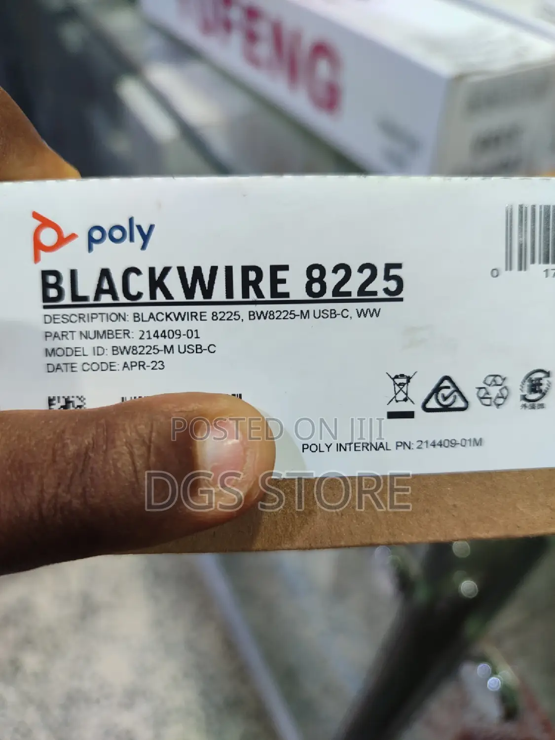 Poly Blackwire 8225 Wire Headphone