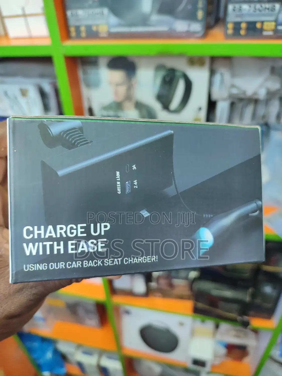 Green Lion Backseat Car Charger