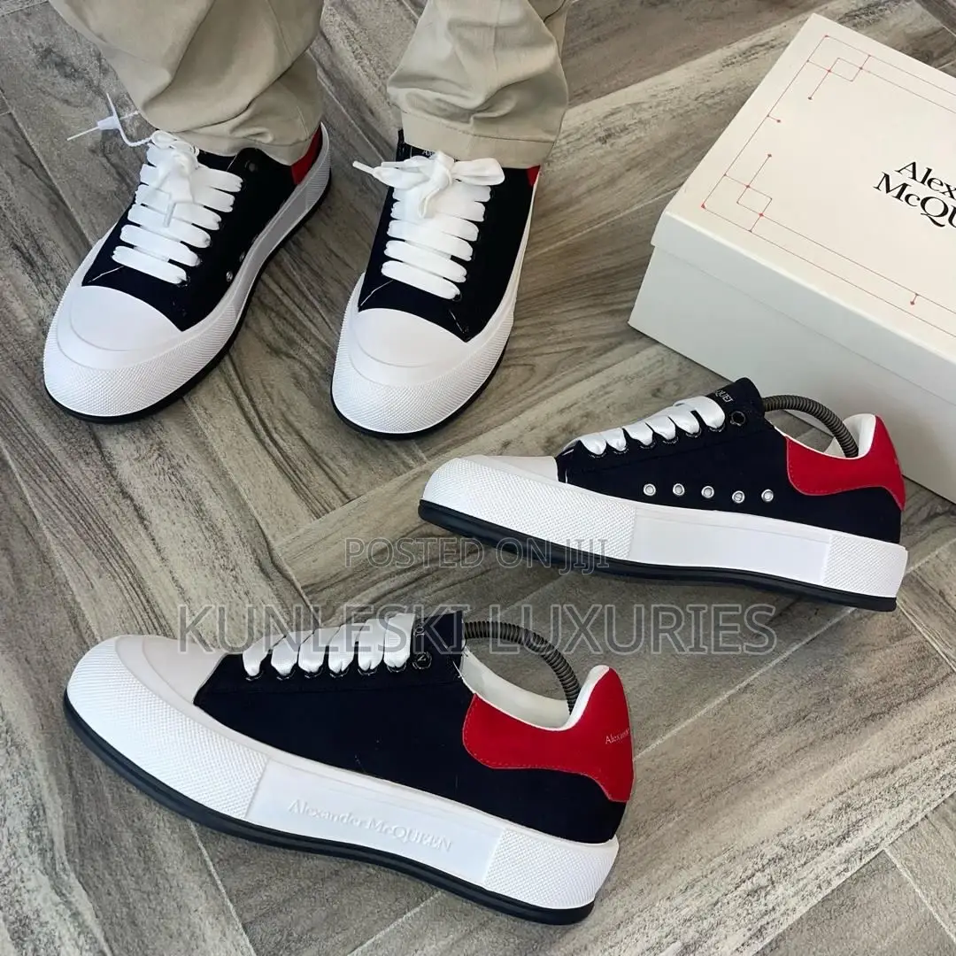 Original Alexander McQueen Canvas Deck Plimsoll Sneaker