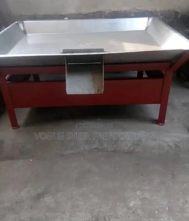 3 by 4 Feet Local Garri Fryer Stainless Cassava Frying