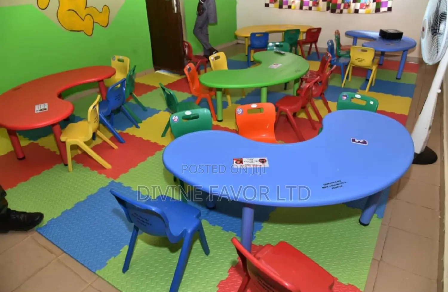 Half Moon Table for Nursery School