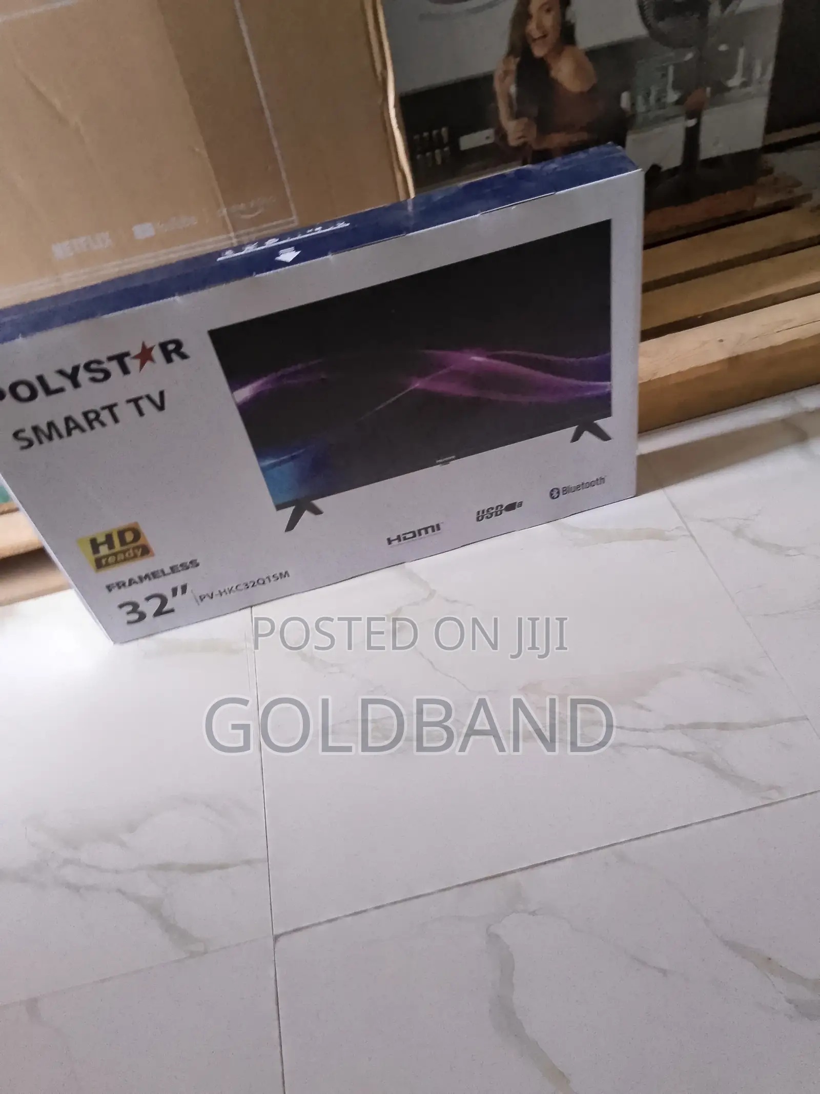 Brand New 32 Inches Polystar Smart Tv- Frameless
