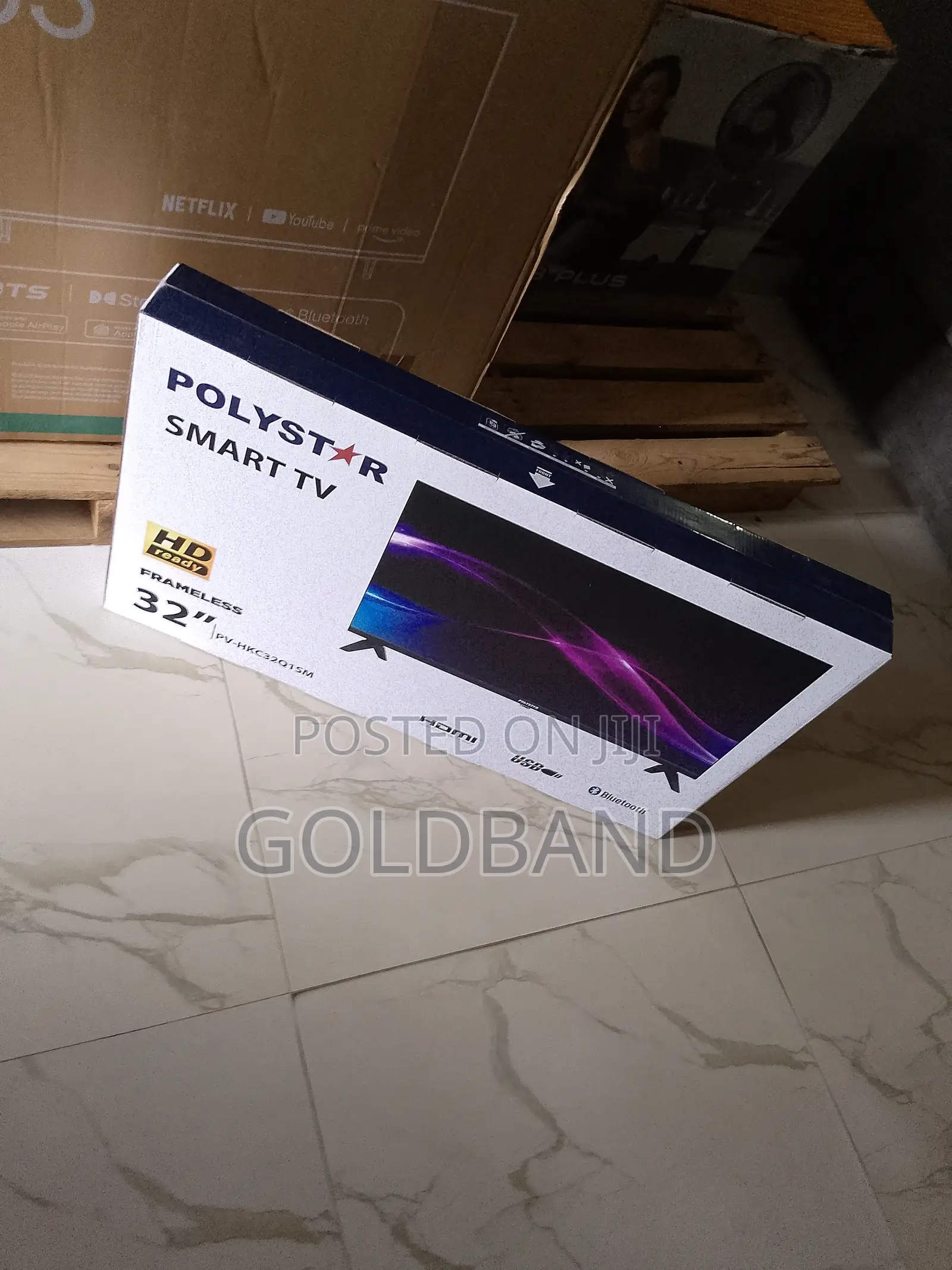 Quality 32 Inches Polystar Smart Tv- Frameless