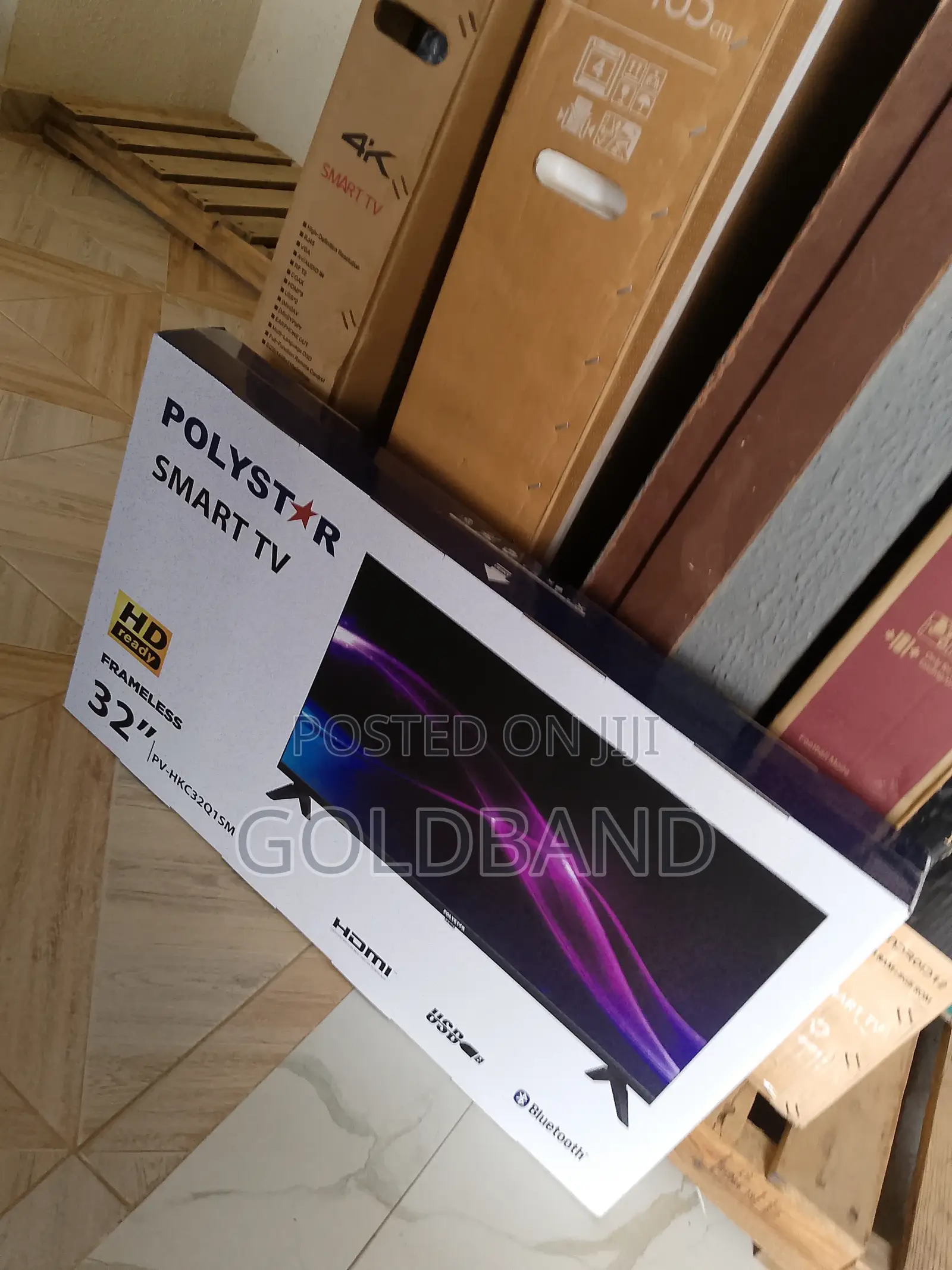 32" Polystar Smart Tv- Frameless