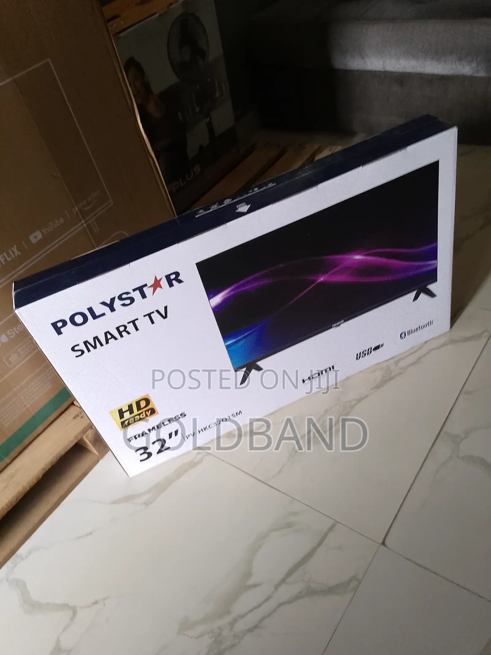 Brand New 32" Polystar Smart Tv- Frameless