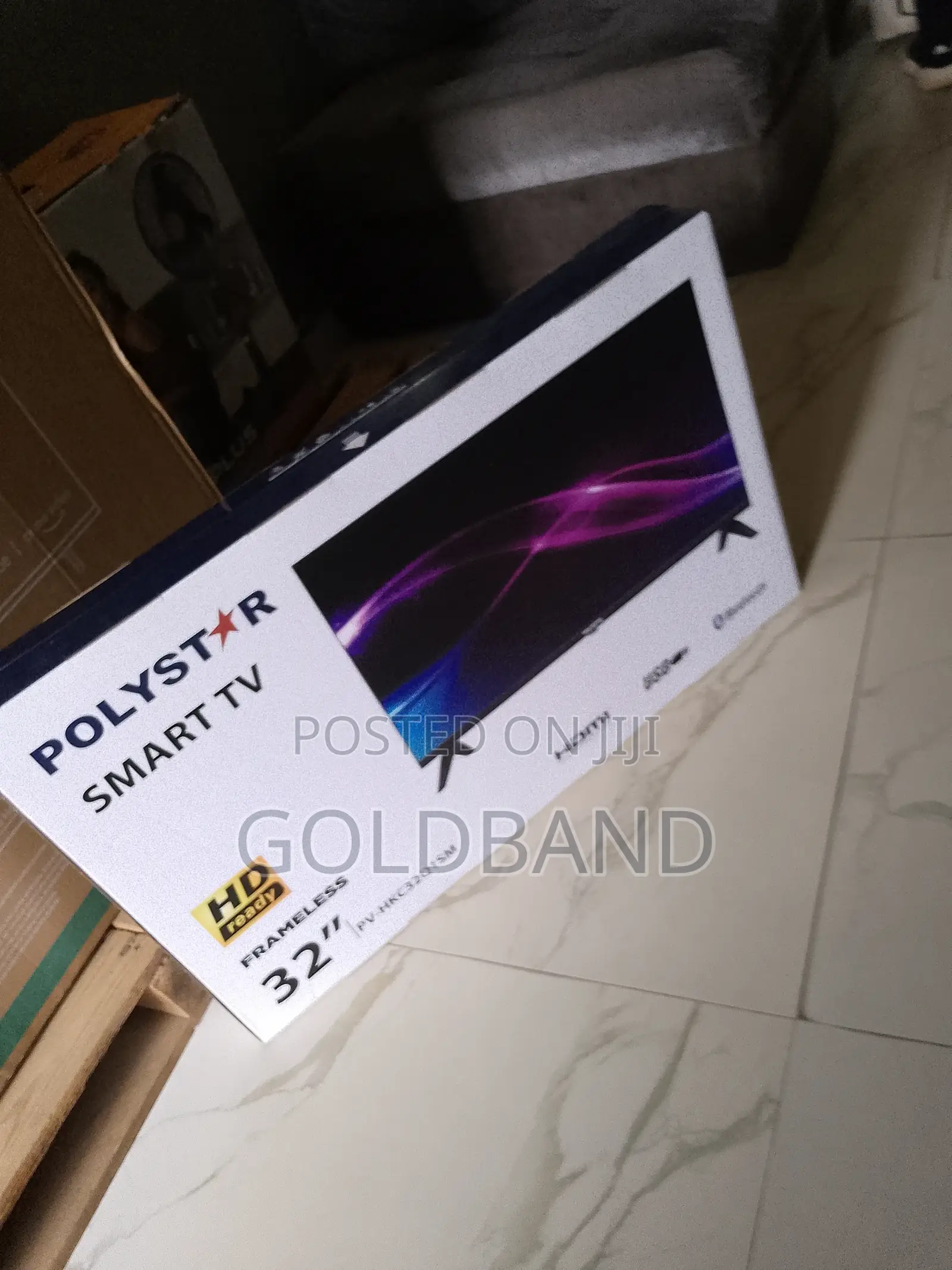 New 32" Polystar Smart Tv- Frameless