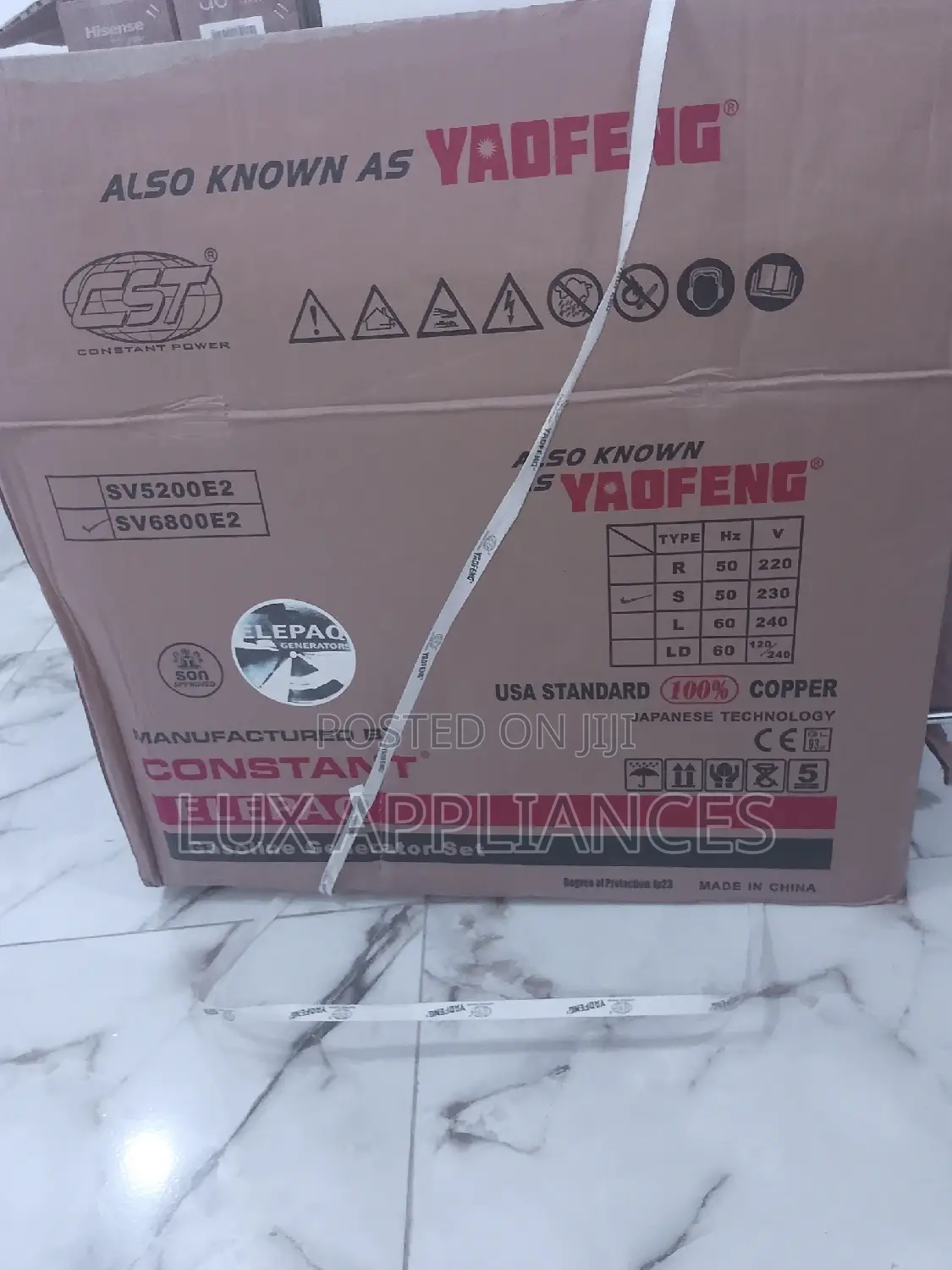 4.5kva Elepaq Constant Key Start Generator