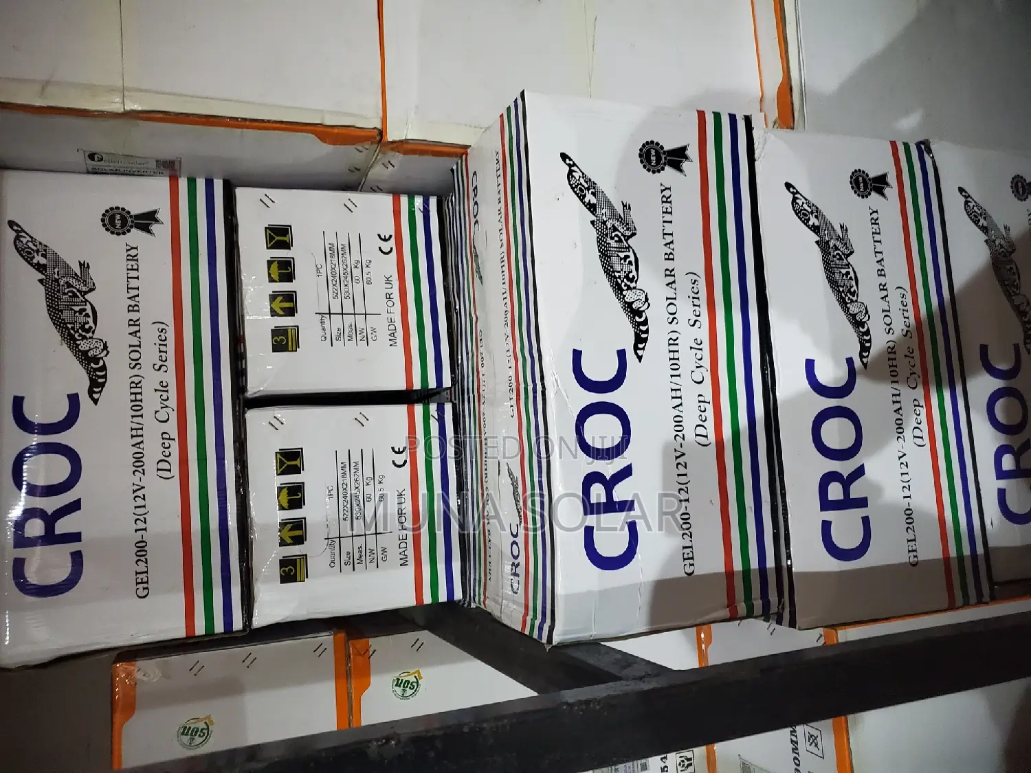 200ah 12v CROC Dry Cell Battery