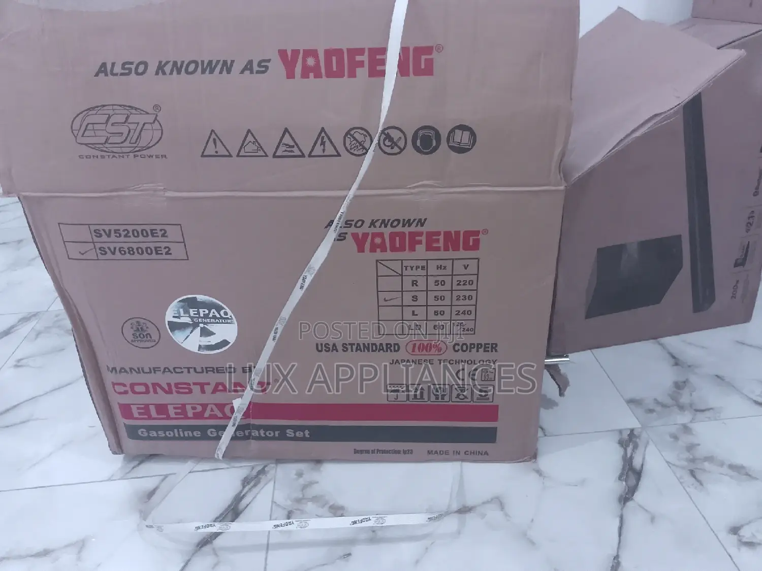 Elepaq 100% Copper 4.5KVA Constant Key Starter Generator