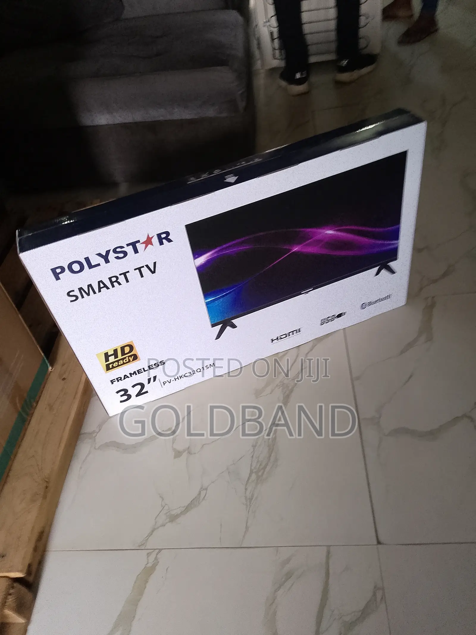 Quality 32" Polystar Smart Tv- Frameless