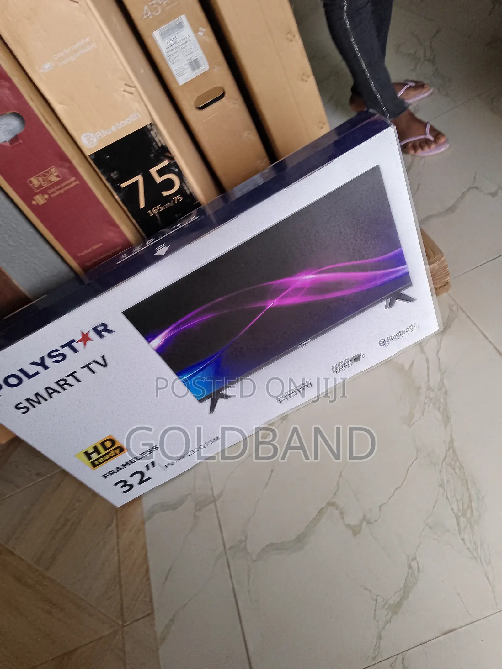 Best Polystar 32" Smart Tv- Frameless
