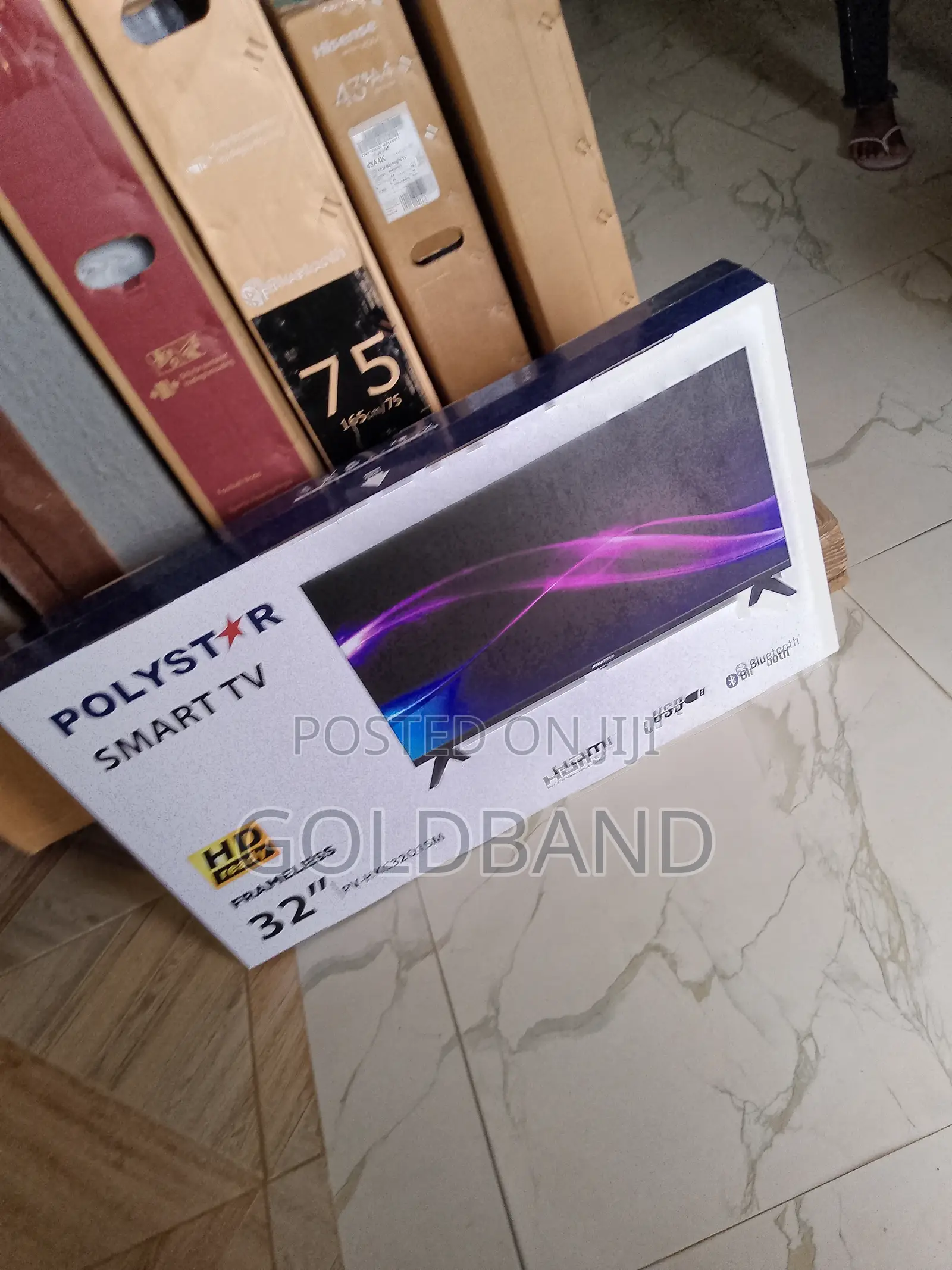 Bestselling Polystar 32" Smart Tv- Frameless