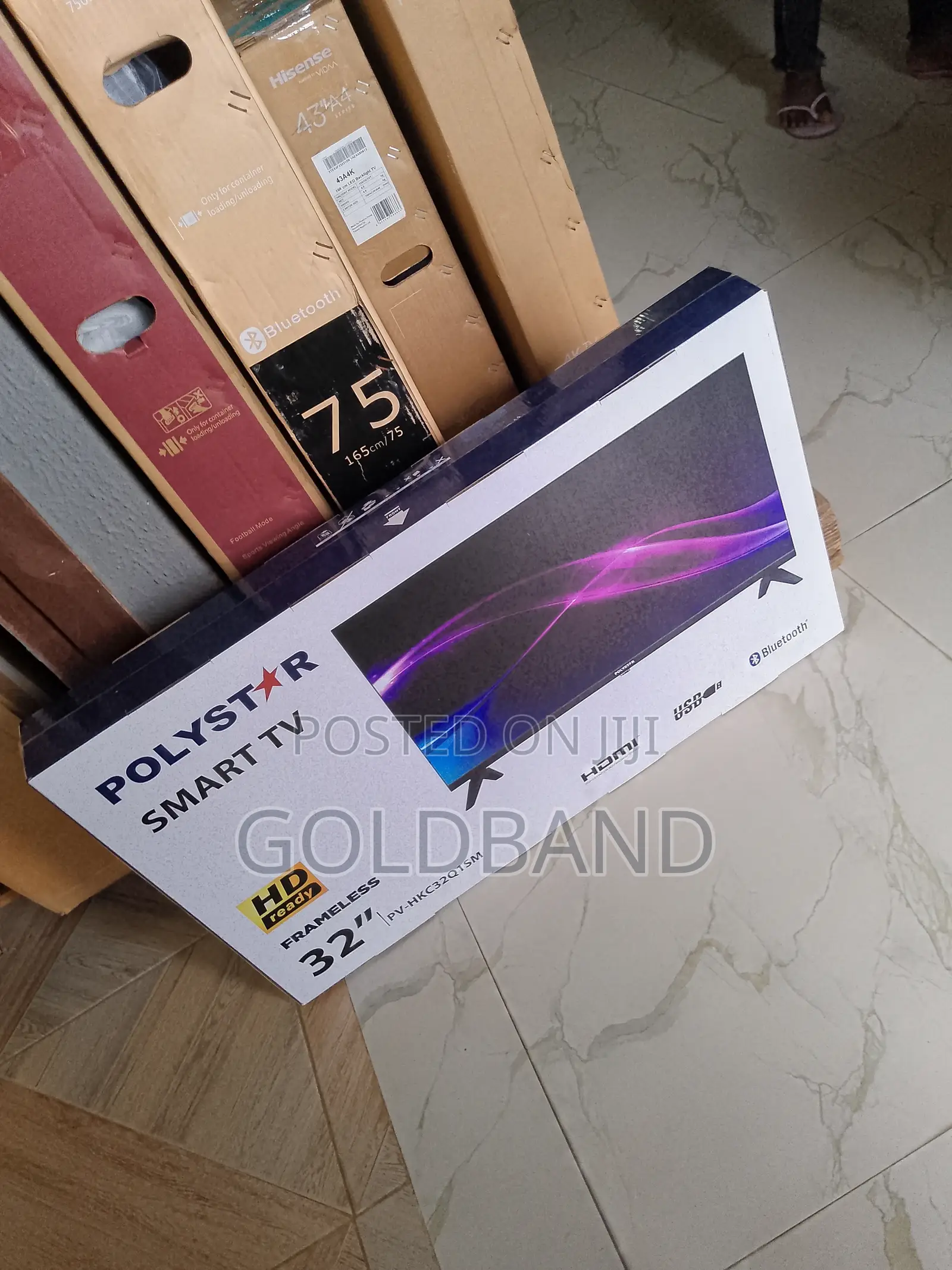 Brand New Polystar 32" Smart TV (Frameless)