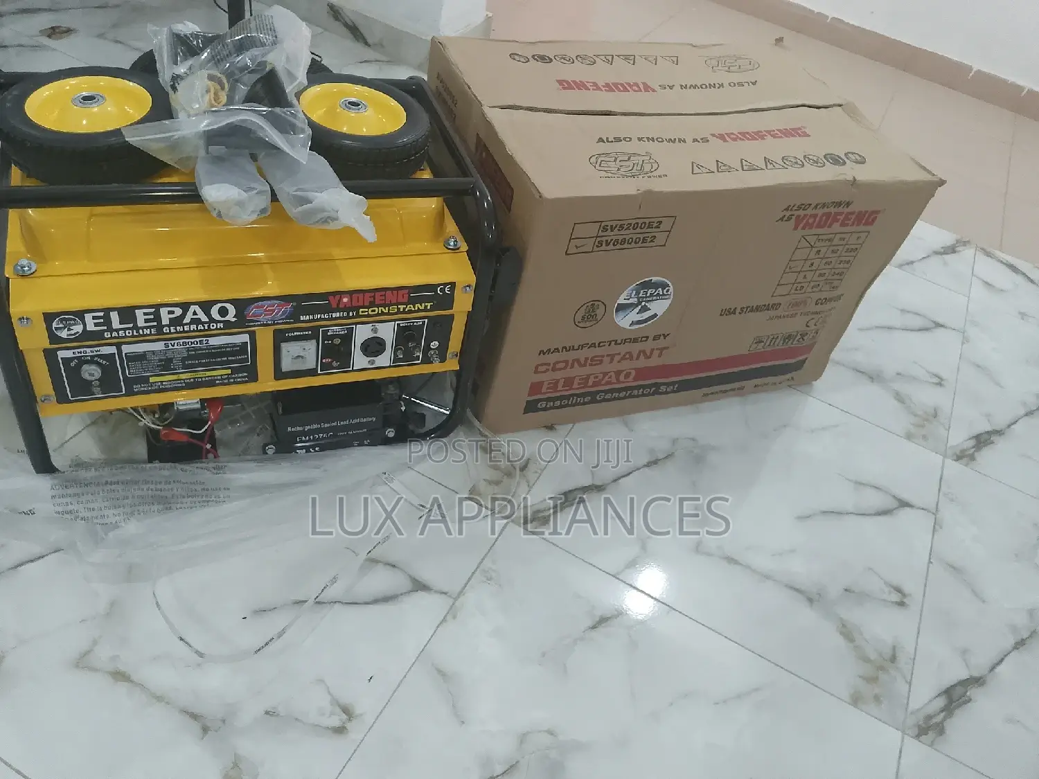 Elepaq Constant 4.5KVA Key Start Generator - SV6800E2