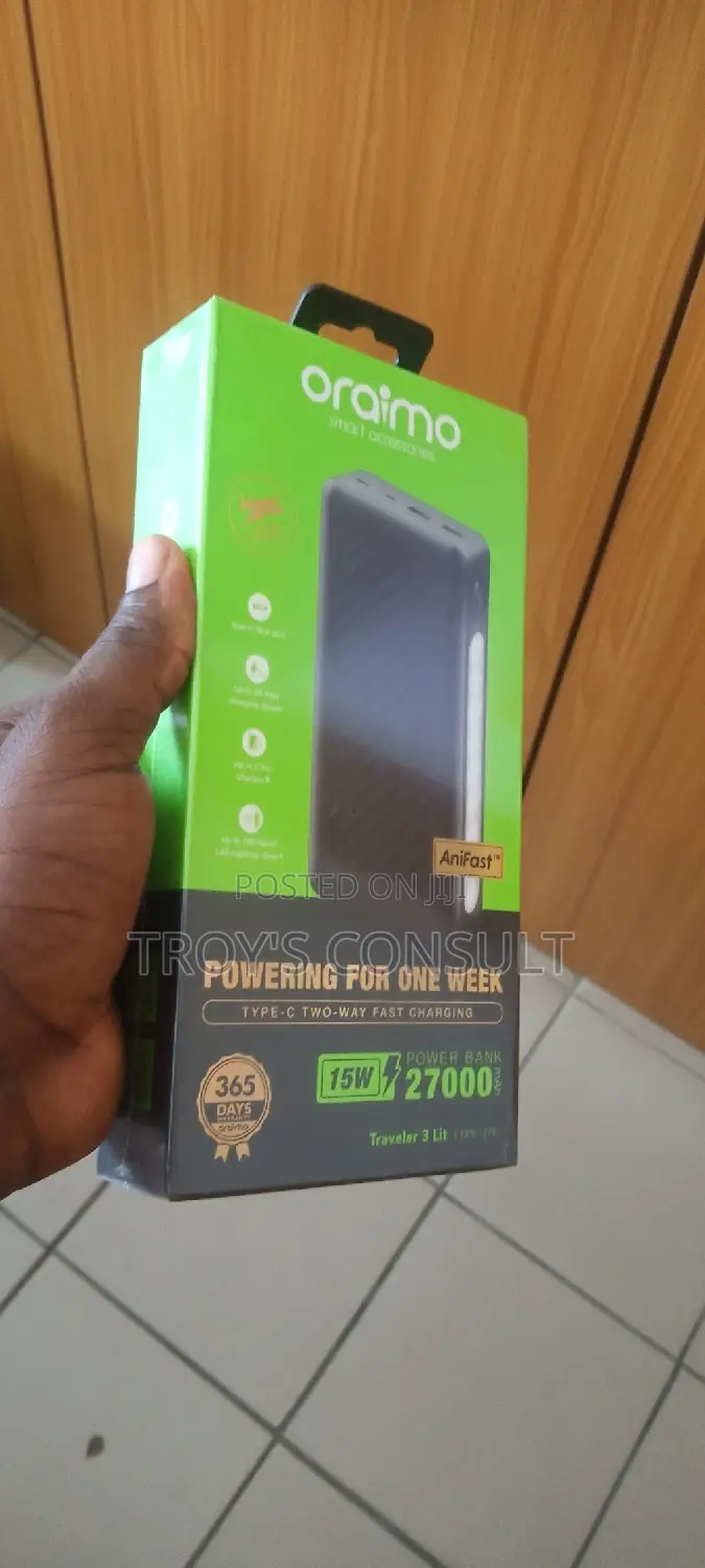 27000mah Oraimo Power Bank