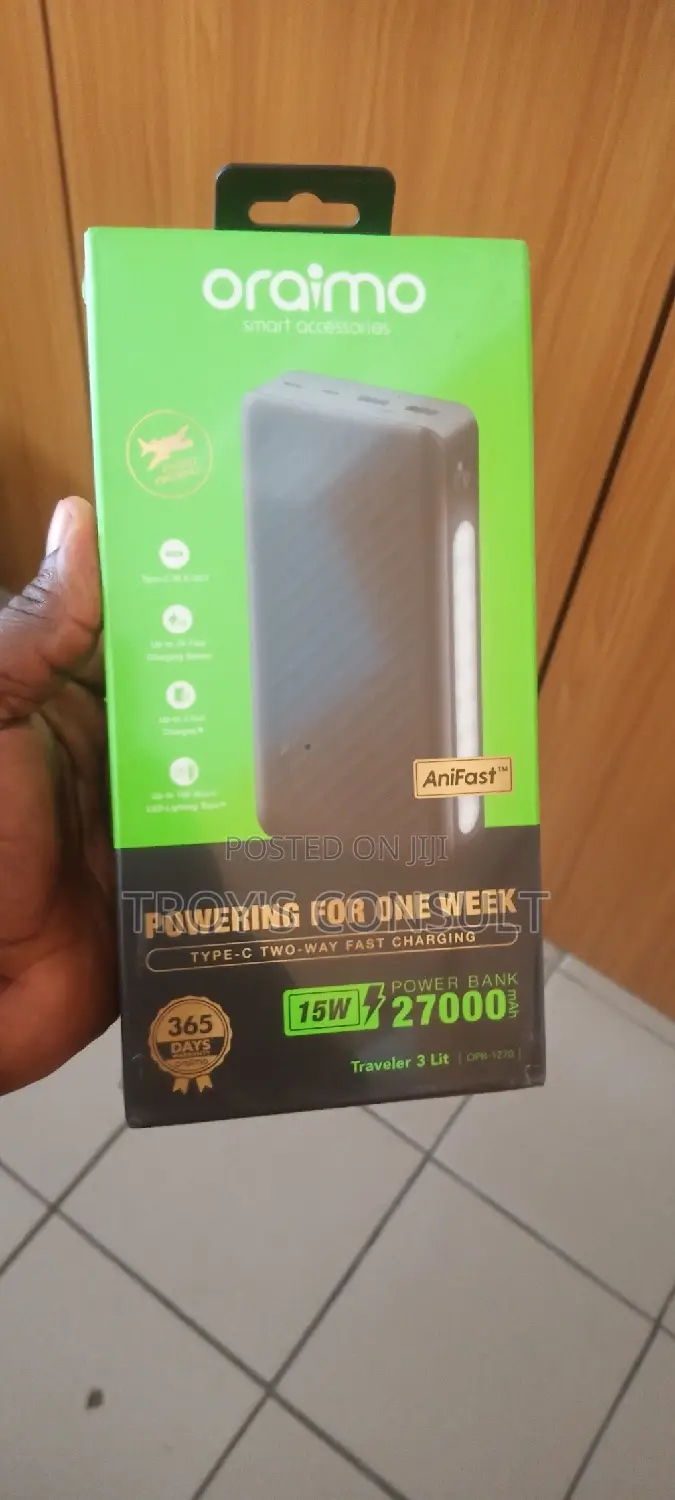 27000mah Oraimo Power Bank